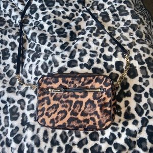 Michael Kors cheetah crossbody purse